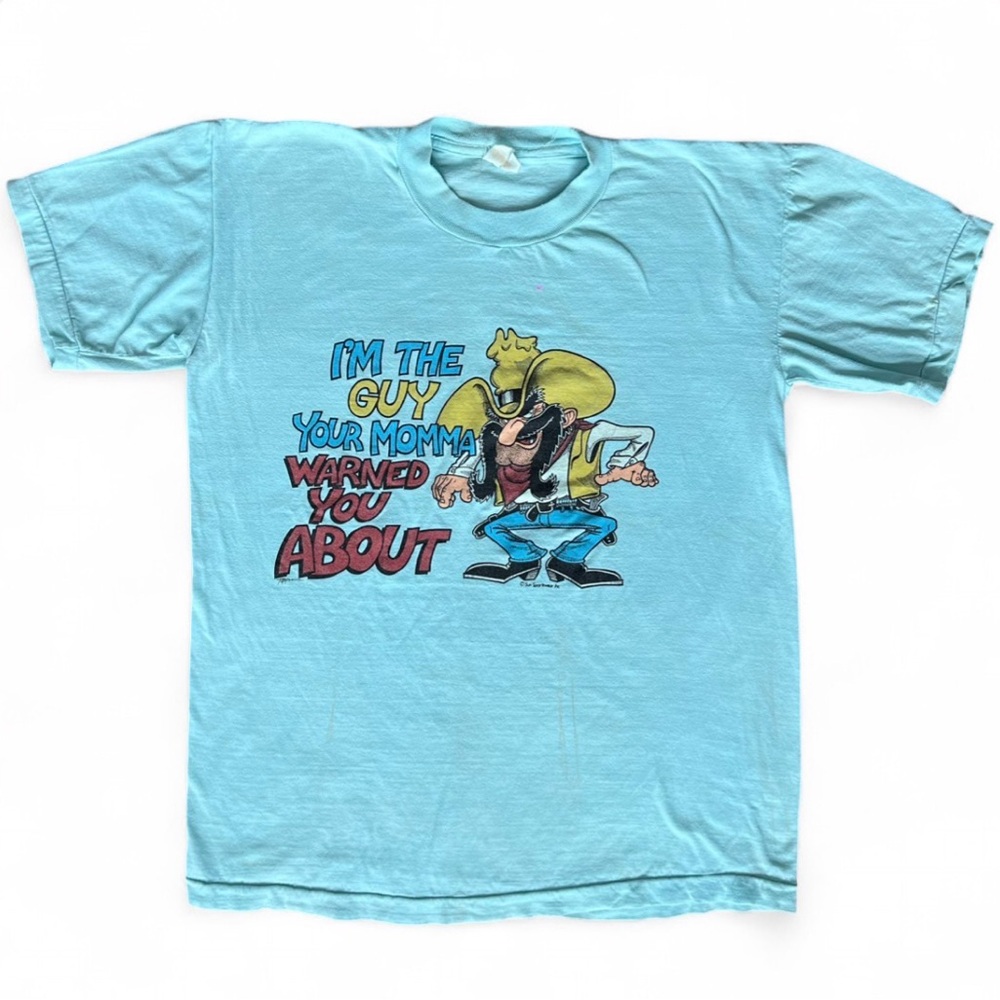 American Vintage Cowboy Funny Graphic Tee